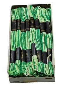 Skein Embroidery Polyester Cotton Thread Floss Double Shades Art Craft Pack  25 - Picture 1 of 23