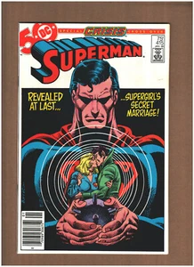 Superman #415 Quiosco DC Comics 1986 Curt Swan Crisis Infinite Earth casi nuevo- 9,2 - Imagen 1 de 4