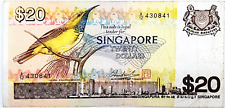 SINGAPORE 20 DOLLARS 1979 BANKNOTE ~ PICK #12