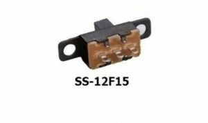 Interrupteurs Mini Micro switch SS12F15G4 2 positions ON-OFF 3 broches 1P2T 2503 - Picture 1 of 2