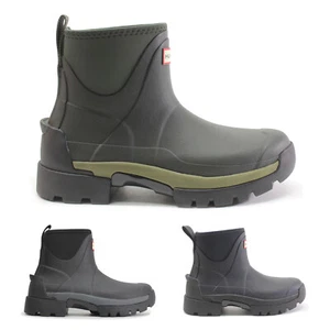 Hunter Womens Boots Balmoral Chelsea Neoprene Casual Slip-On Ankle Rubber - Picture 1 of 13