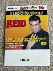 Press Pass 2000 Robin Reid WBF Super-Middleweight Championship v Mike Gormley - Bild 1 von 2