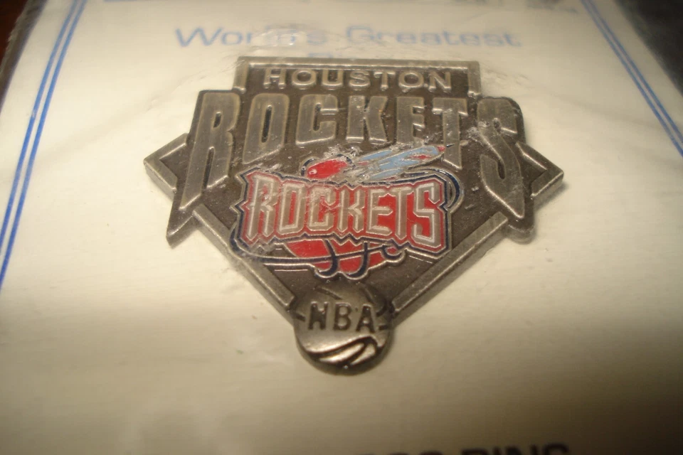 Houston Rockets NBA Licensed Collectors Pewter Pins Peter David - Image 1 of 1