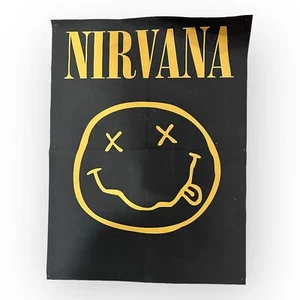 Nirvana Smiley Face Poster 24 x 35 Inches Grunge Music Wall Art Decoration - Picture 1 of 6