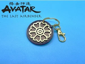 Weiße Lotusfliese/Schlüsselanhänger - Avatar der letzte Airbendor Pai Sho - Bild 1 von 5