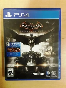 PLAYSTATION PS4 BATMAN ARKHAM KNIGHT ROCKSTEADY DC CON ESTUCHE SIN CÓDIGOS USADOS - Imagen 1 de 2