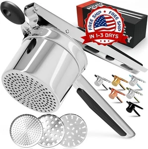 Majador de papa potato masher aplastador frijoles platano aplastadora inoxidable - Picture 1 of 9