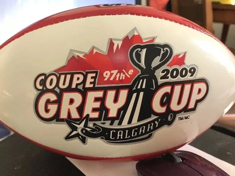 Wilson CFL Football BALL Grey Cup 2009 Calgary Souvenir Montreal Won! Cover