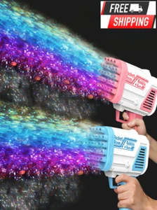 32-hole rocket launcher bubble machine automatic bubble blowing machine children - Picture 1 of 5