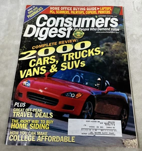 Consumers Digest Magazine September October 1999 Cars Trucks Home Office Guide - Picture 1 of 8