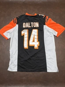 Camiseta deportiva auténtica de Andy Dalton Cincinnati Bengals de la NFL Nike en el campo #14 talla S - Imagen 1 de 6