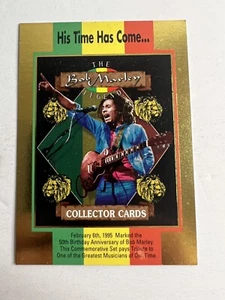 Bob Marley Legend Collector Cards - Promo Card Tuff Stuff 1995 c1 - Bild 1 von 5