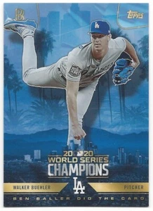 2020 Topps X Ben Baller #2 Walker Buehler Dodgers World Series Champions - Picture 1 of 2