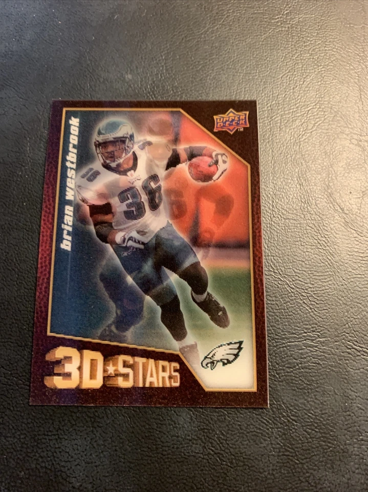 B50a 2009 upper deck 3D stars￼ #￼27 Brian ￼Westbrook - Image 1 of 2