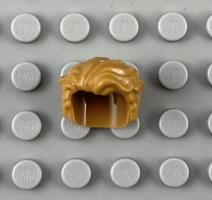 LEGO Hombre TURRÓN MEDIANO MARRÓN DESPEINADO BARRIDO PELO IZQUIERDO Minifigura Cabeza Accesorio - Imagen 1 de 2