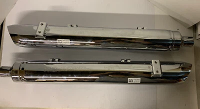 NEW Polaris Muffler Stage 0, RH, LH, Chrome. 1263259-156, 1263260-156 Foto 1 de 3
