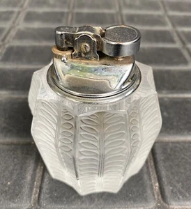 RARE Lalique Jamaique Cigarette / Cigar Table Lighter - Picture 1 of 10