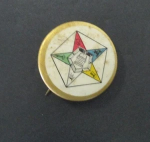 Vintage MASONIC ORDER EASTERN STAR MASONS PIN, Sommer Badge Mfg. Co. - Picture 1 of 1