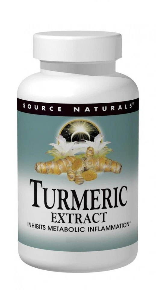 Extrato de cúrcuma Source Naturals, Inc. - 95% curcumina 50 comprimidos - Imagem 1 de 1