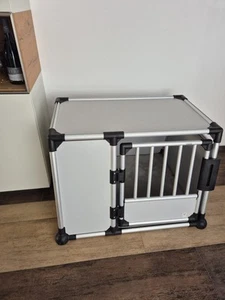 Trixie Hundebox 39343 Aluminium – kaum genutzt, top Zustand - Bild 1 von 5