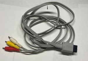 Nintendo OEM AV Composite Cable – RCA TV Out for GameCube Wii SNES N64 – Genuine - Picture 1 of 5