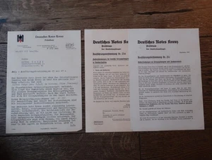 Kleiner Nachlass DRK eines POW Kriegsgefangenen vom DAK in Nordafrika 1943 - Bild 1 von 4