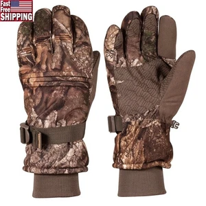 Heavyweight Waterproof Windproof Hunting Gloves W/ Scent Control Ceramic Lining - Picture 1 of 25