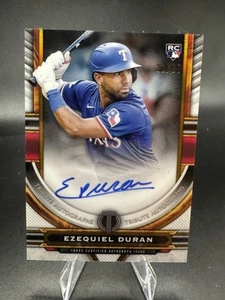 2023 Topps Tribute - Tribute Autógrafos Oro #TA-ED Ezequiel Duran/75 (AU, RC) - Imagen 1 de 3