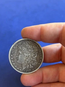 1897 O Morgan Dollar XF getönt 90% Silber - Bild 1 von 2