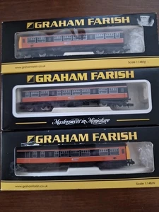 Graham Farish Calibre N Clase 101 3 Coches DMU BR Strathclyde Diesel Lote 1 LEER - Imagen 1 de 4