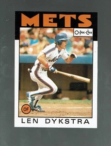 1986. OPC. Len Dykstra. rookie #53. NRMT-MT - Picture 1 of 2
