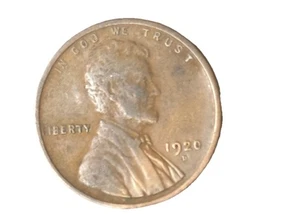 Penny di grano centesimo Lincoln 1920 D Z8837 - Foto 1 di 2