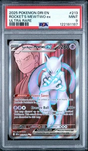 Pokemon ROCKET'S MEWTWO Ultra Rare Destined Rivals #213 ENG ~ PSA 9 - Picture 1 of 2