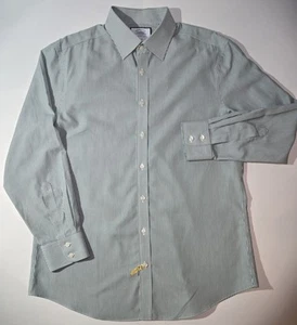 Camisa de Vestir CHARLES TYRWHITT Calce Ajustado Sin Hierro Verde Rayas 16.5 - 33 pulgadas - Imagen 1 de 7