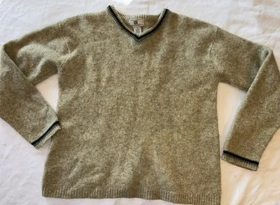 Maurices вязаный зимний шерстяной свитер с v-образным вырезом средний овсянка б/у в отличном состоянии - Изображение 1 из 4