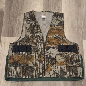 VTG Realtree Sports Afield Size Large Camo Hunting Vest - w/ Game Pouch - Picture 1 of 4
