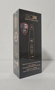 Glo24K Dreifachwirkung Augenpflege Therapie Stab LED Vibration Temperatur Kontrolle Licht - Bild 1 von 3