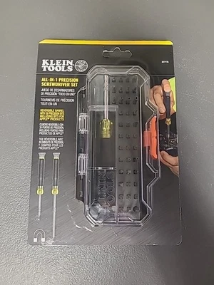 Juego de destornilladores de precisión Klein Tools 32717G con estuche, kit de herramientas de reparación todo en uno Foto 1 de 2