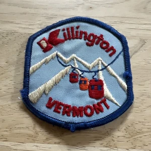 KILLINGTON Vintage Ski Patch VERMONT Skiing Resort Souvenir Travel - Picture 1 of 7
