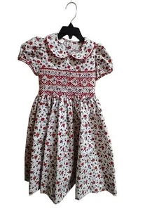 Edgehill Collection Smocked Girls Sz 5 Flower Print NWT - Picture 1 of 8