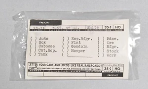 WALTHERS TRAIN DECALS HO GAUGE CENTRAL OF GEORGIA FREIGHT WHITE 32-11  #5 - Picture 1 of 2