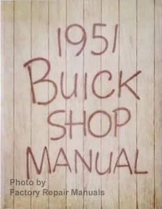 1951 Buick Roadmaster Special Super Factory Shop Manual Service Repair Reprint - Bild 1 von 2