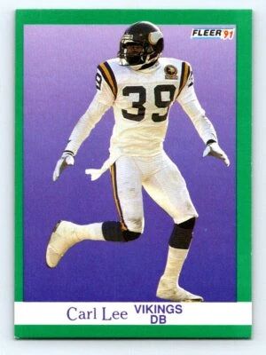 1991 Fleer #285 Carl Lee - Image 1 of 2