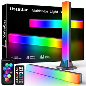 2 PCS LED Lightbar TV Hintergrundbeleuchtung RGB GamingLampe APP Ambiente Licht - Bild 1 von 7
