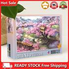 1000Pcs Cardboard Puzzles Picture Puzzle For Boys Girls (Cherry Blossom Hills)