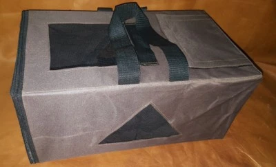 Tragbar Faltbar Hund, Katze, Haustier Käfig Auto Reisetasche (Braune Farbe, Groß - Bild 1 von 4