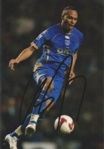 PORTSMOUTH: YOUNES KABOUL SIGNED 6x4 ACTION PHOTO+COA - Picture 1 of 1