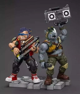 JOYTOY JT8476 Beebop JT8469 Rocksteady 1/18 TMNT Figure Modelli Anime da Collezione - Foto 1 di 24