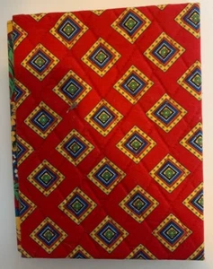 Vera Bradley Villa Red Double Picture Frame Photo Book 5x7 Retired Pattern New - Picture 1 of 3