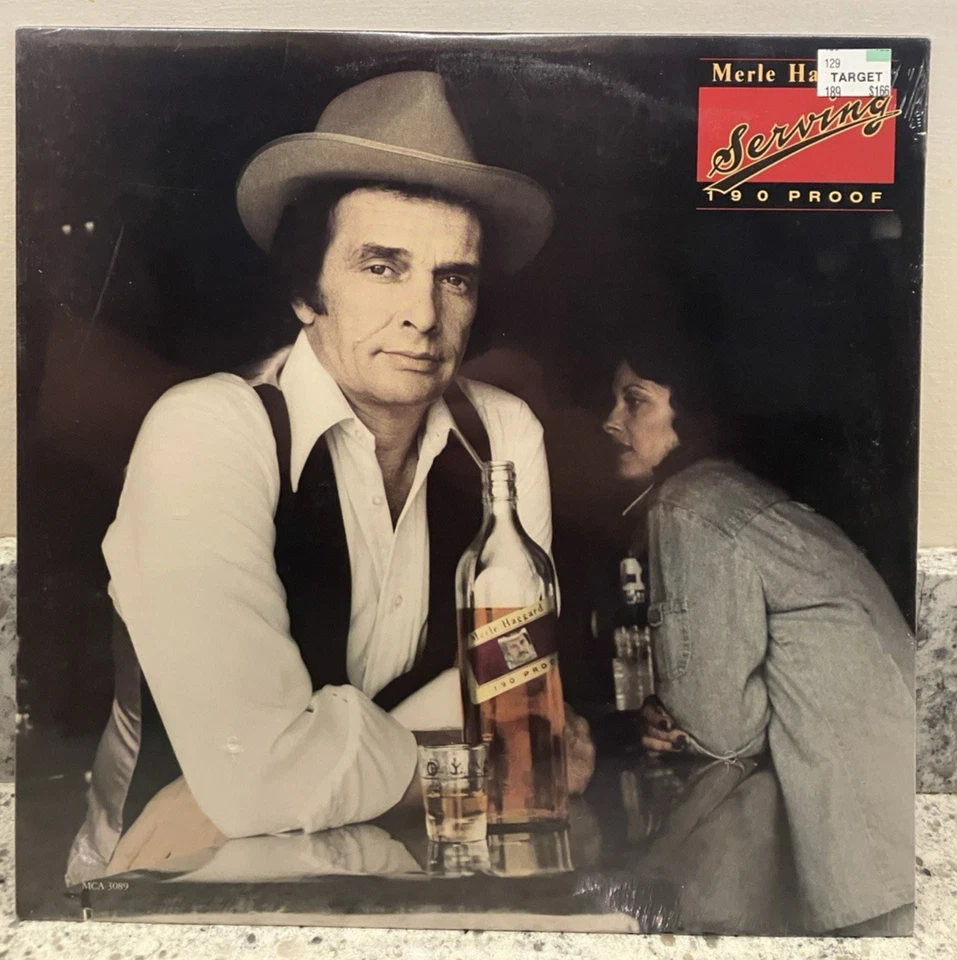 Merle Haggard – Serving 190 Proof ; 1979 LP 1ST PRESS SEALED W/SAWCUT - Image 1 of 1